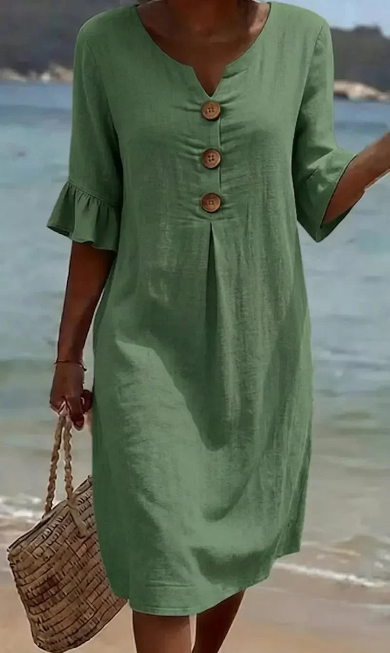 Vestito Giovanna - in lino e cotone