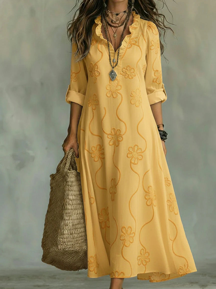 Vestito Iris - in lino e cotone